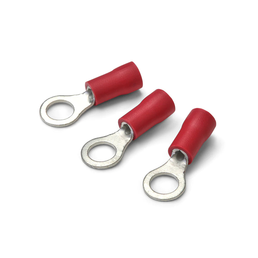 Red Ring Terminal - Insulated - Pack of 100
