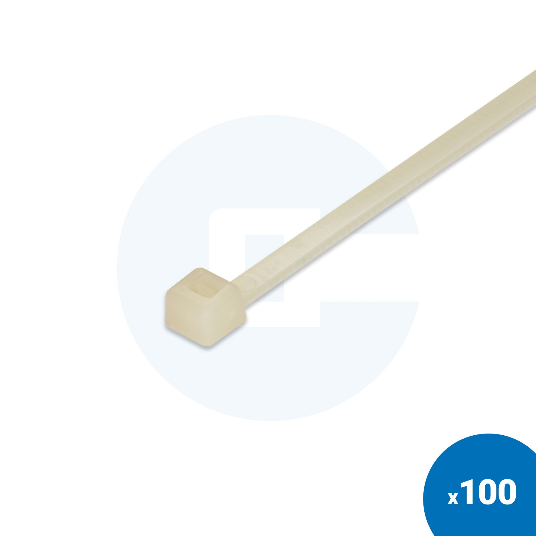 Heat- & UV-Stabilised Cable Ties - Pack of 100