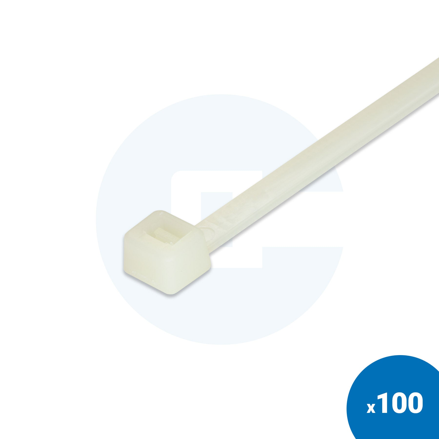 Heat- & UV-Stabilised Cable Ties - Pack of 100