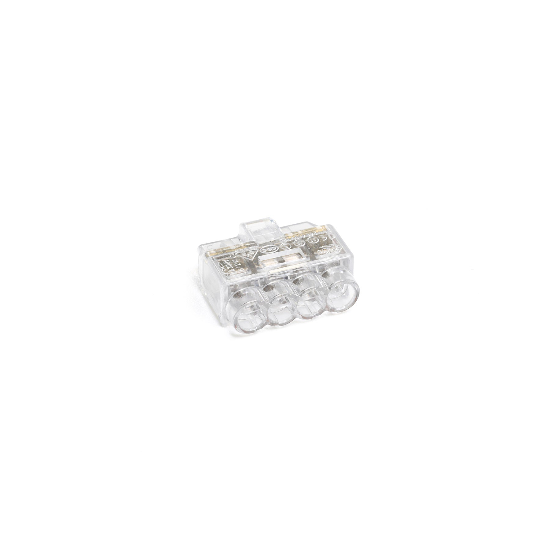 4 Hole Push-In Wire Connector - Pack of 100