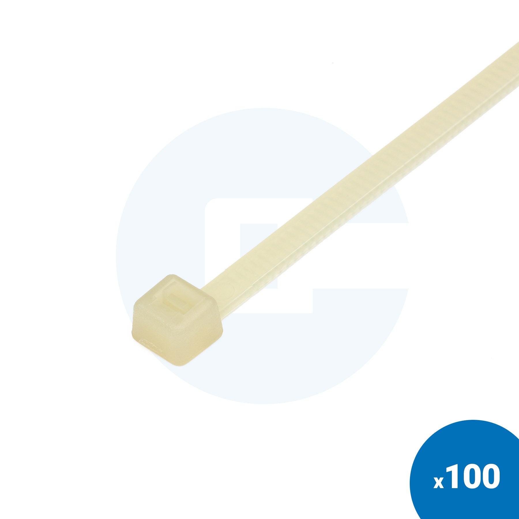 Heat- & UV-Stabilised Cable Ties - Pack of 100