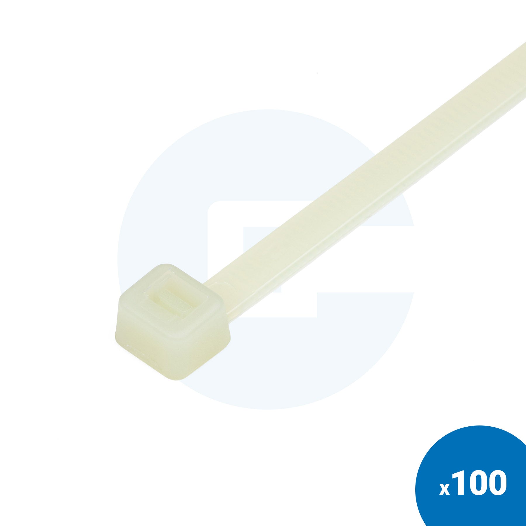 Heat- & UV-Stabilised Cable Ties - Pack of 100