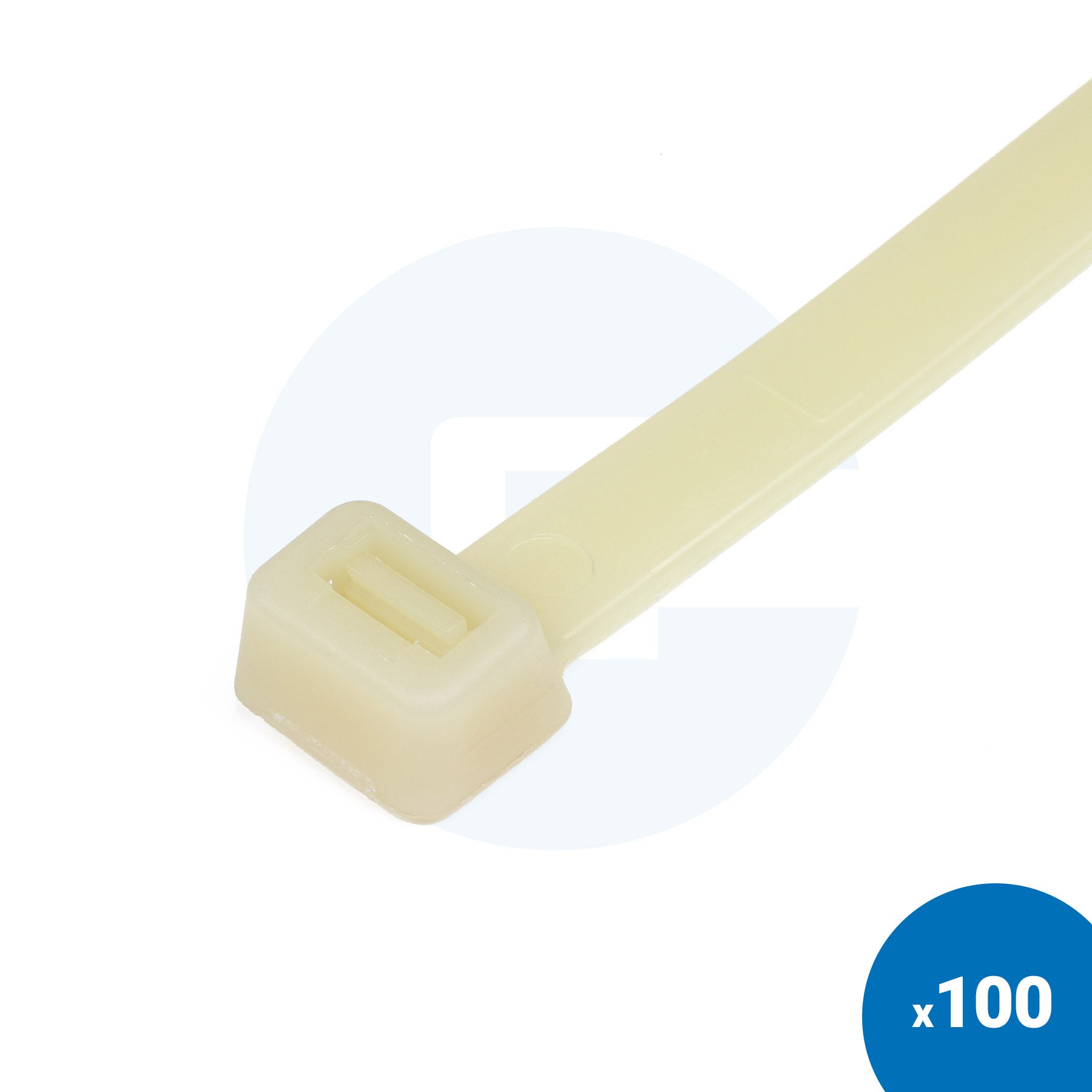 Heat- & UV-Stabilised Cable Ties - Pack of 100