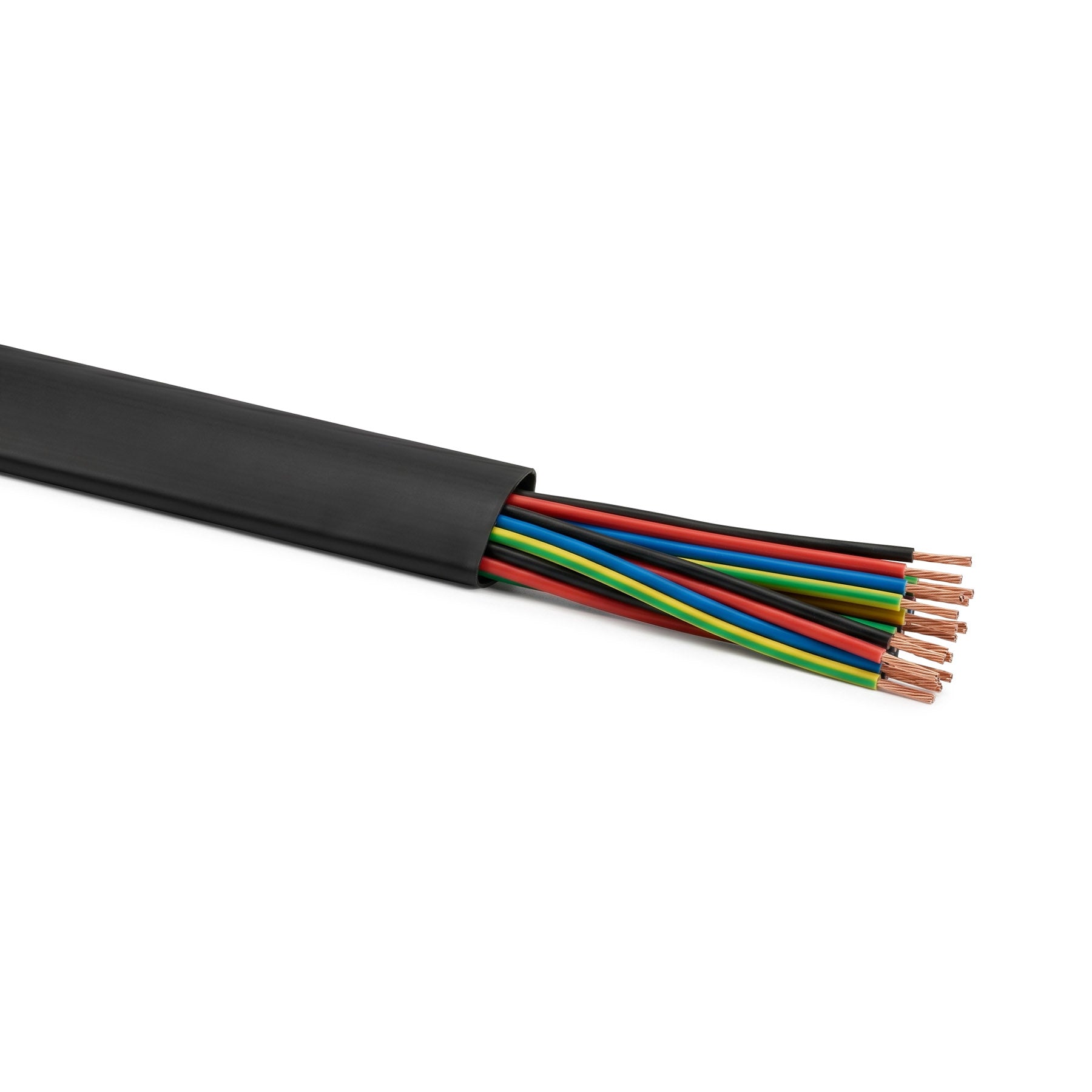 Flexible PVC Sleeving for Cable Protection (Closeup) by Cableties.co.uk