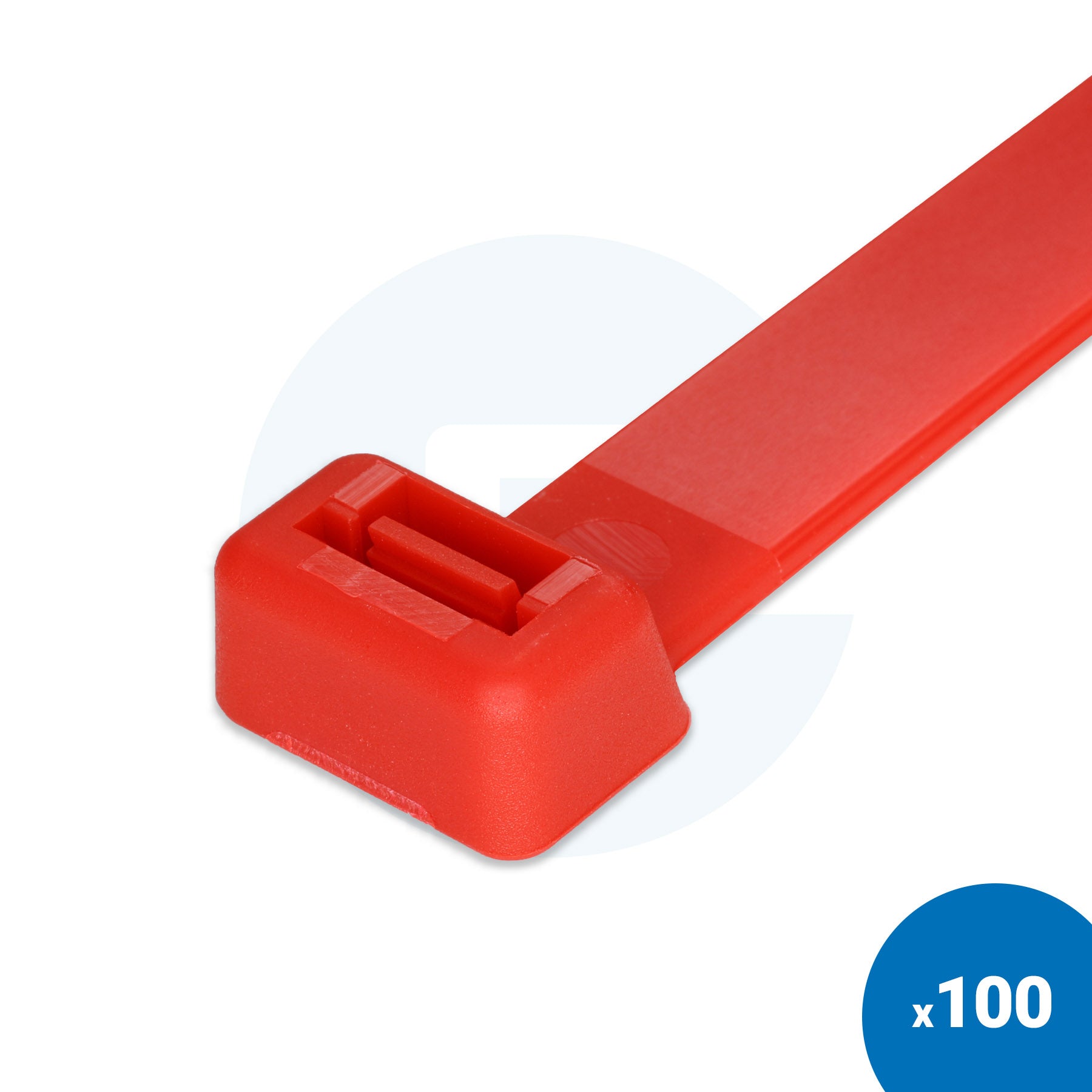 Red Cable Ties - Pack of 100