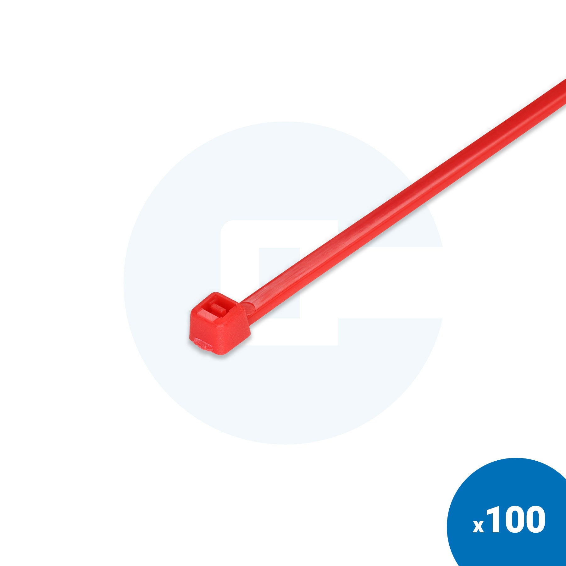 Red Cable Ties - Pack of 100