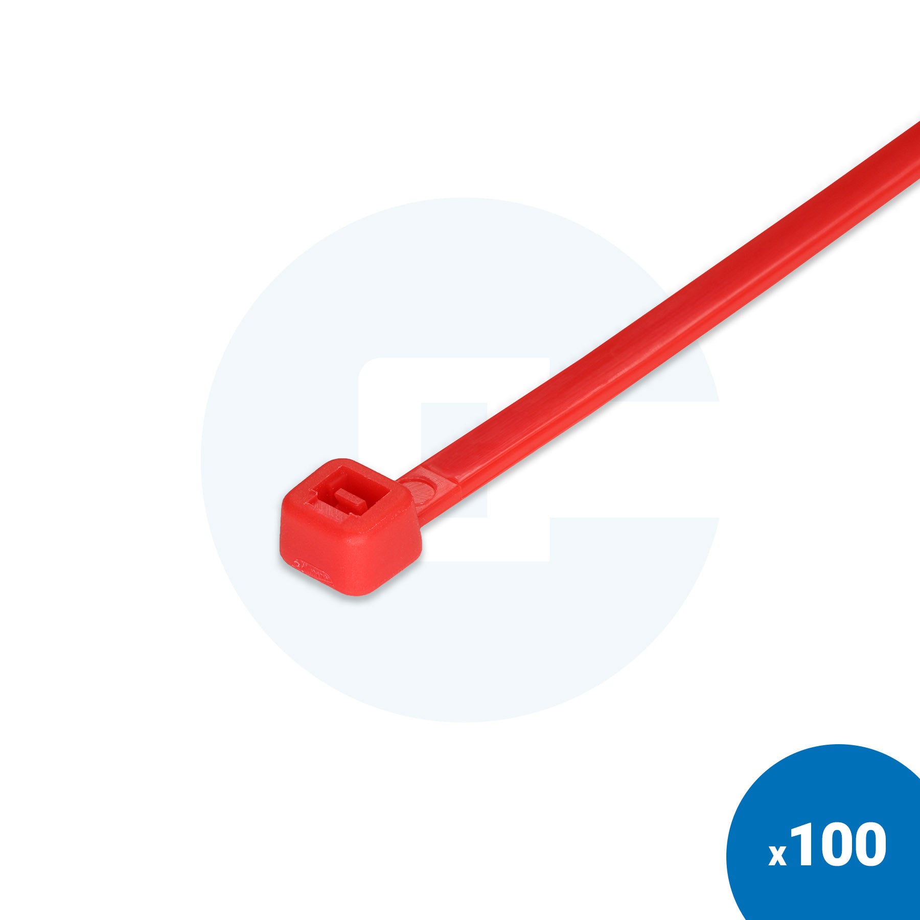 Red Cable Ties - Pack of 100