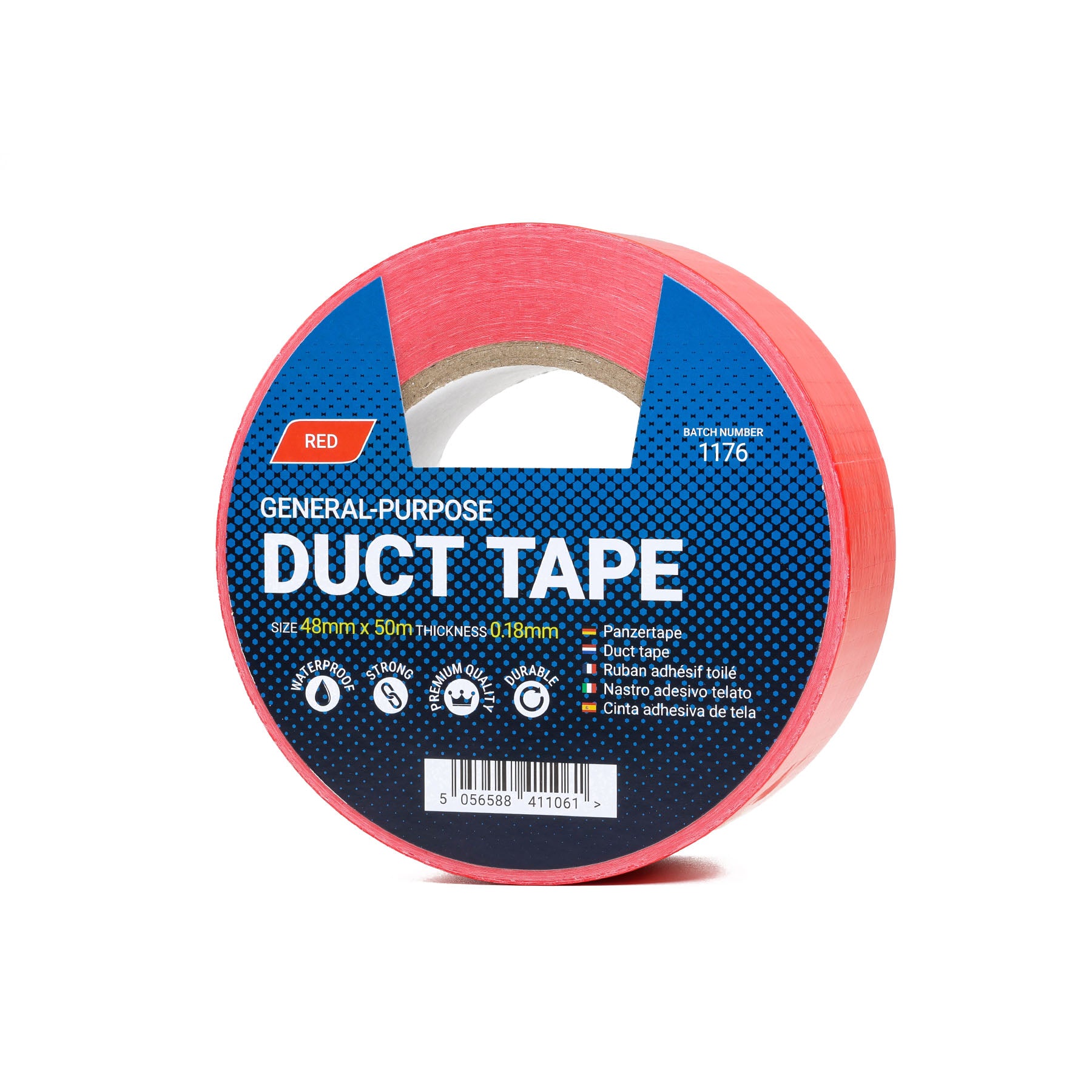 Red Duct Tape - 48 mm x 50 m Roll