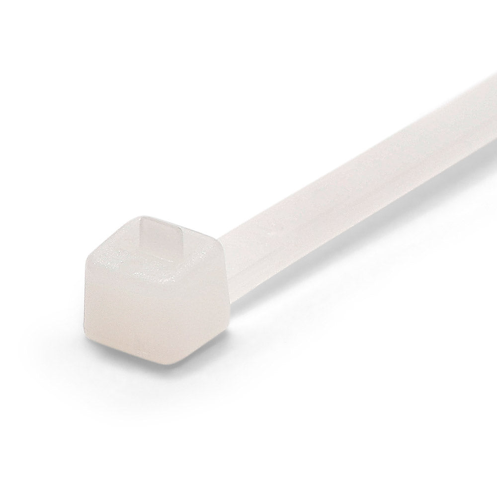 Natural White Reusable Cable Ties - Pack of 100