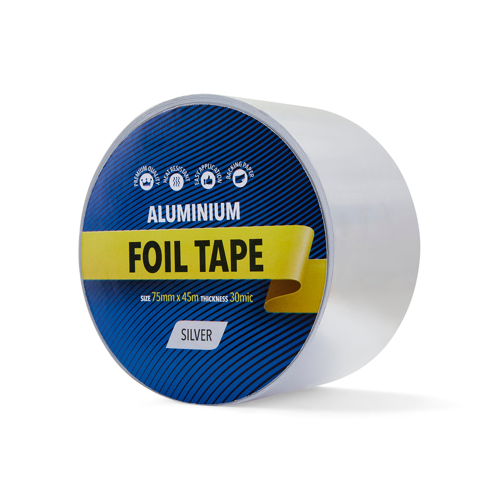 75mm x 45m Aluminium Foil Tape - 1 Roll