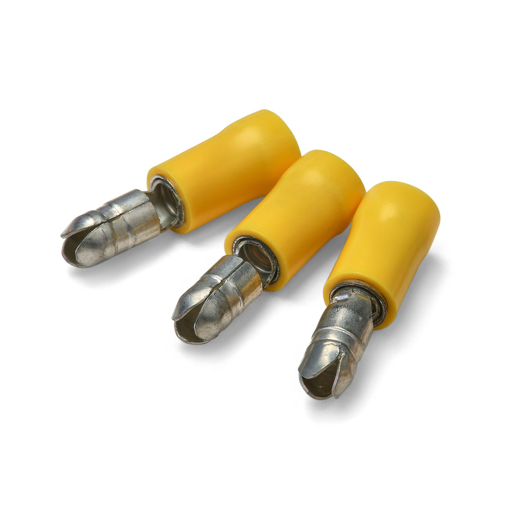 5mm Yellow Male Bullet Terminal - Pack of 100