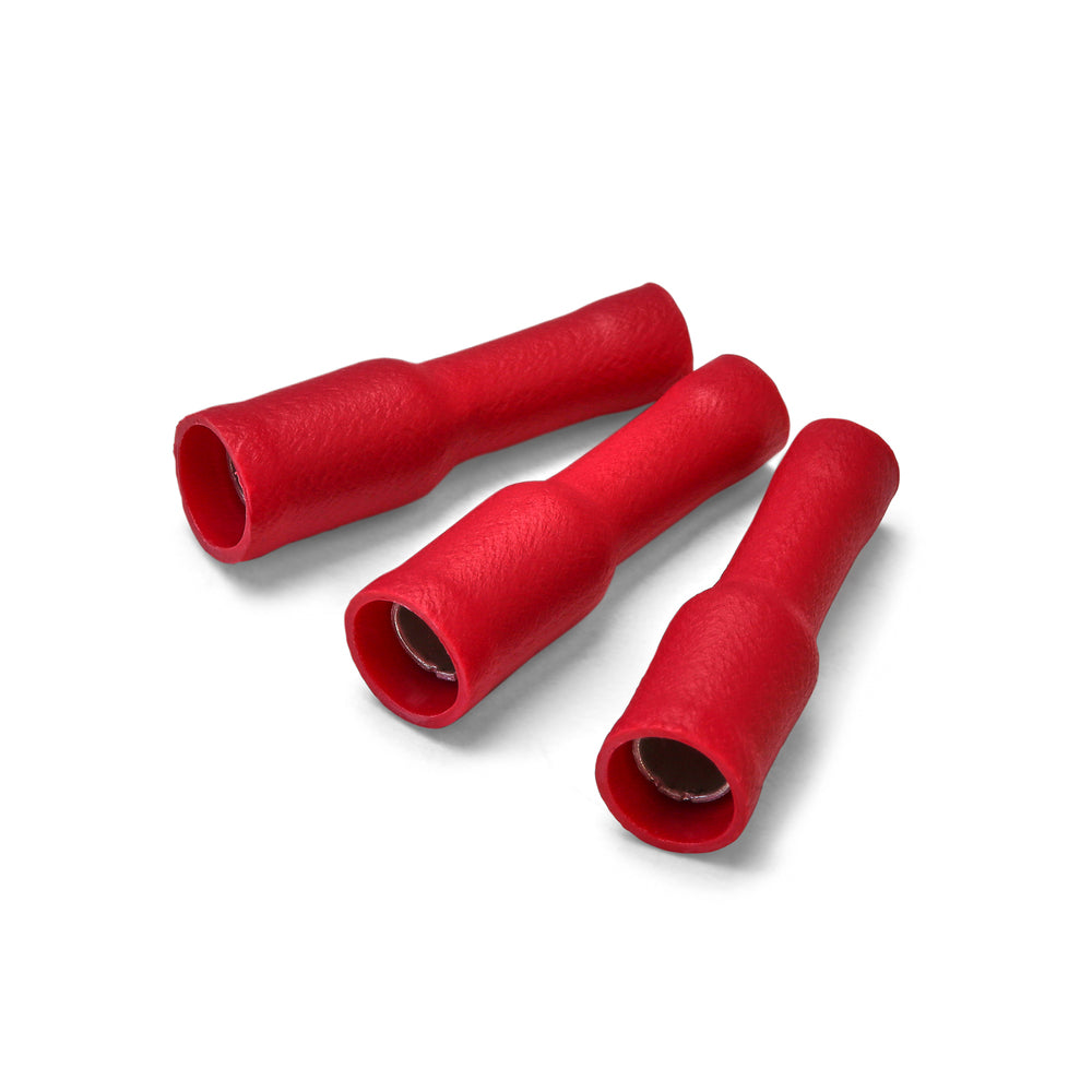 4mm Red Female Bullet Terminal - Pack of 100