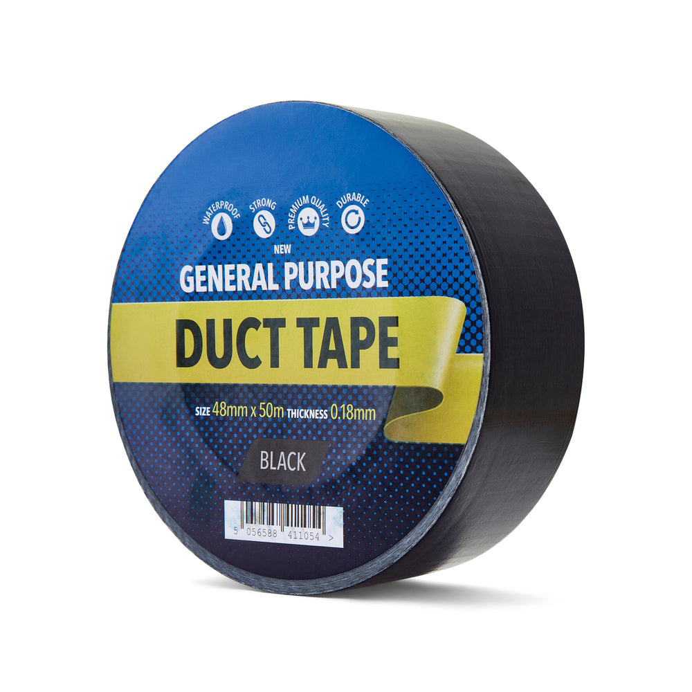 Black Duct Tape - 48mm x 50m Roll