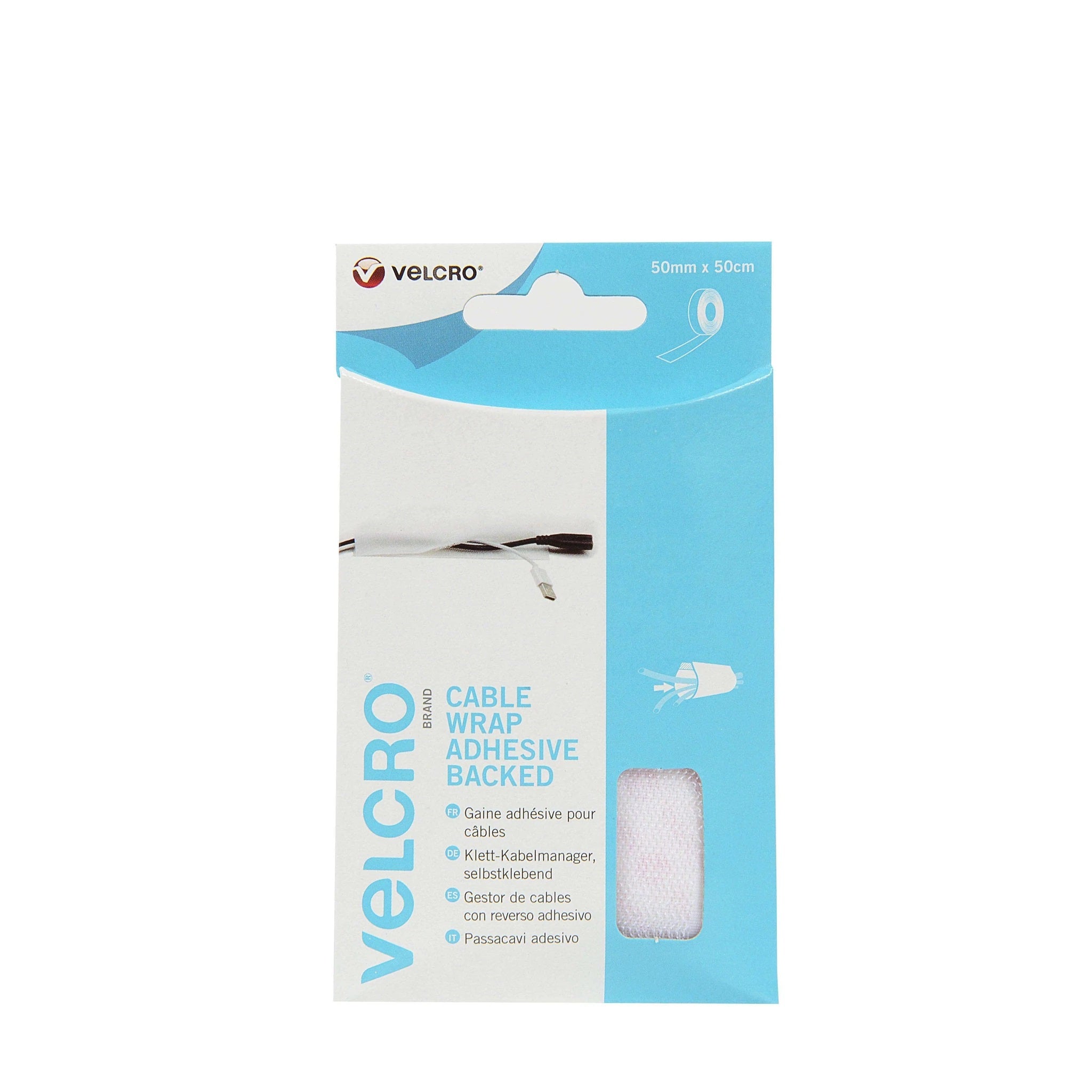 VELCRO® Brand Adhesive Backed Cable Wrap - 1 unit